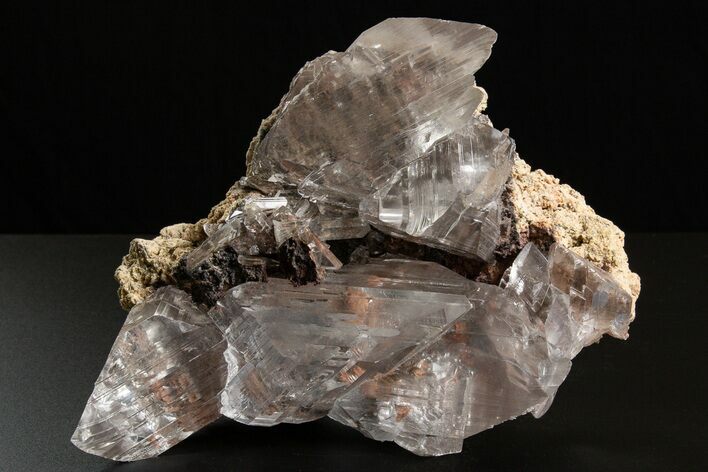 Glassy Selenite Crystal Cluster - Naica Mine, Mexico #325056